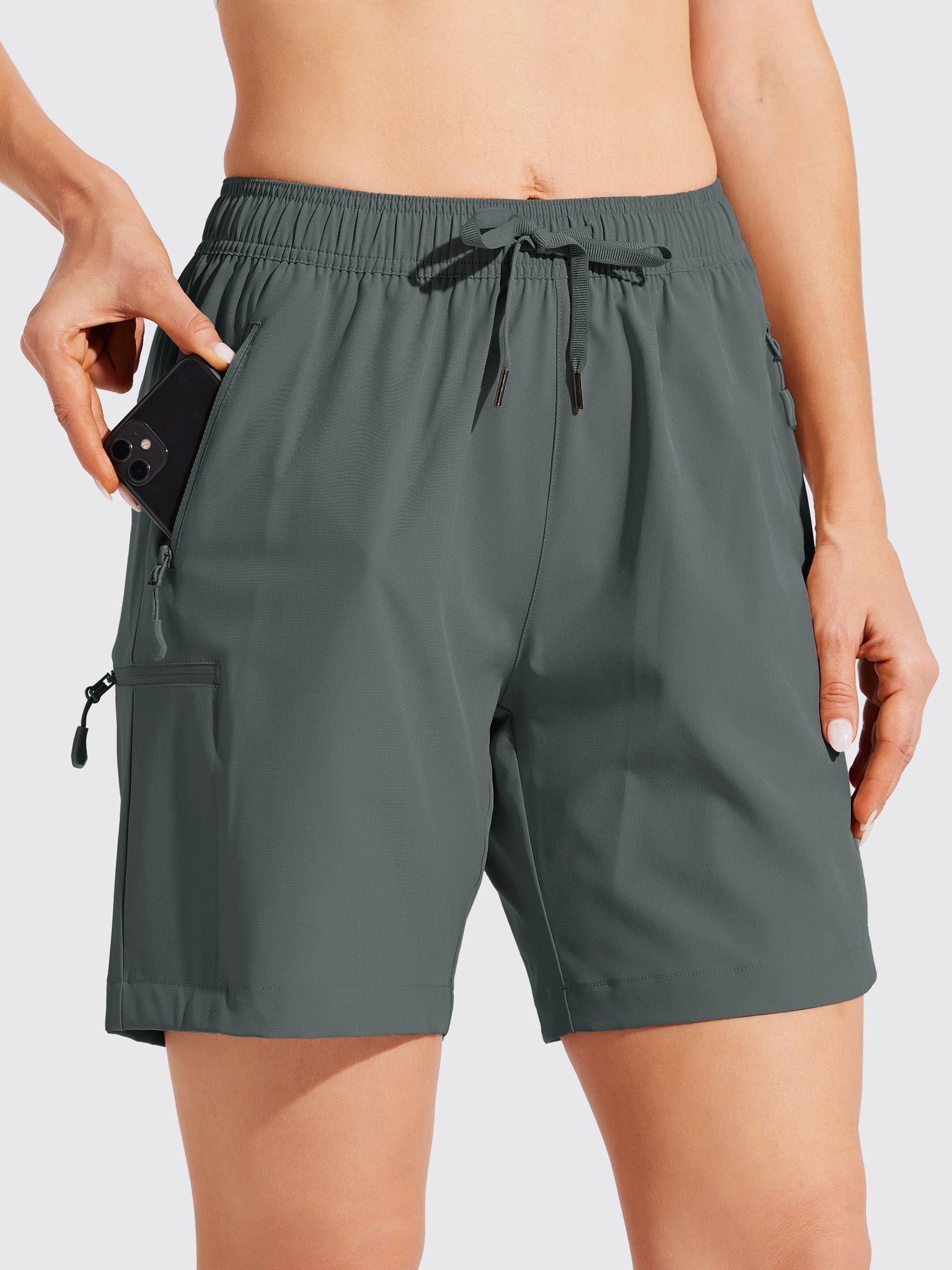 Women's Hiking Athletic Shorts_DeepGray1