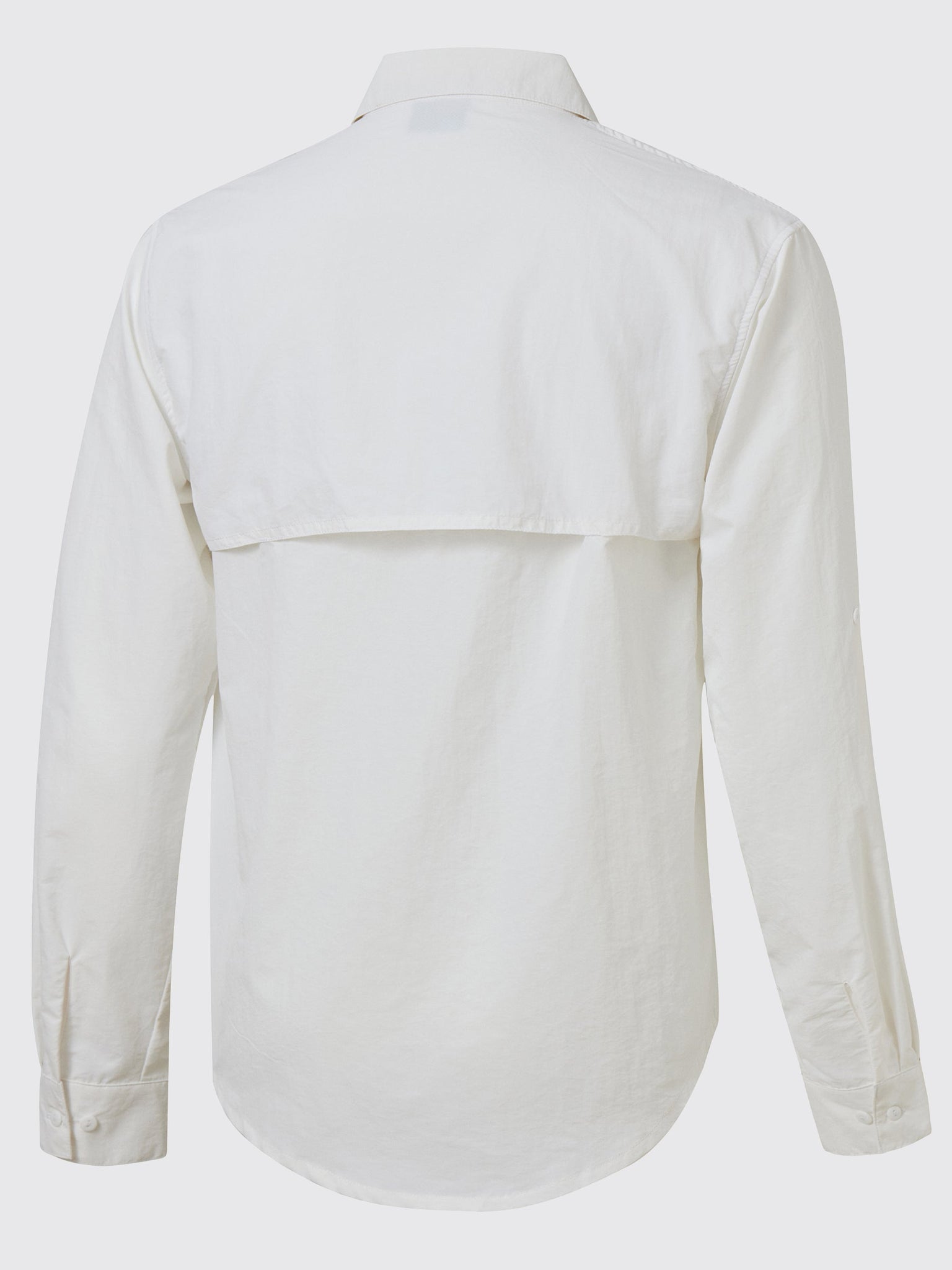 Men's Fishing Shirt Long Sleeve Hiking Shirts_White2