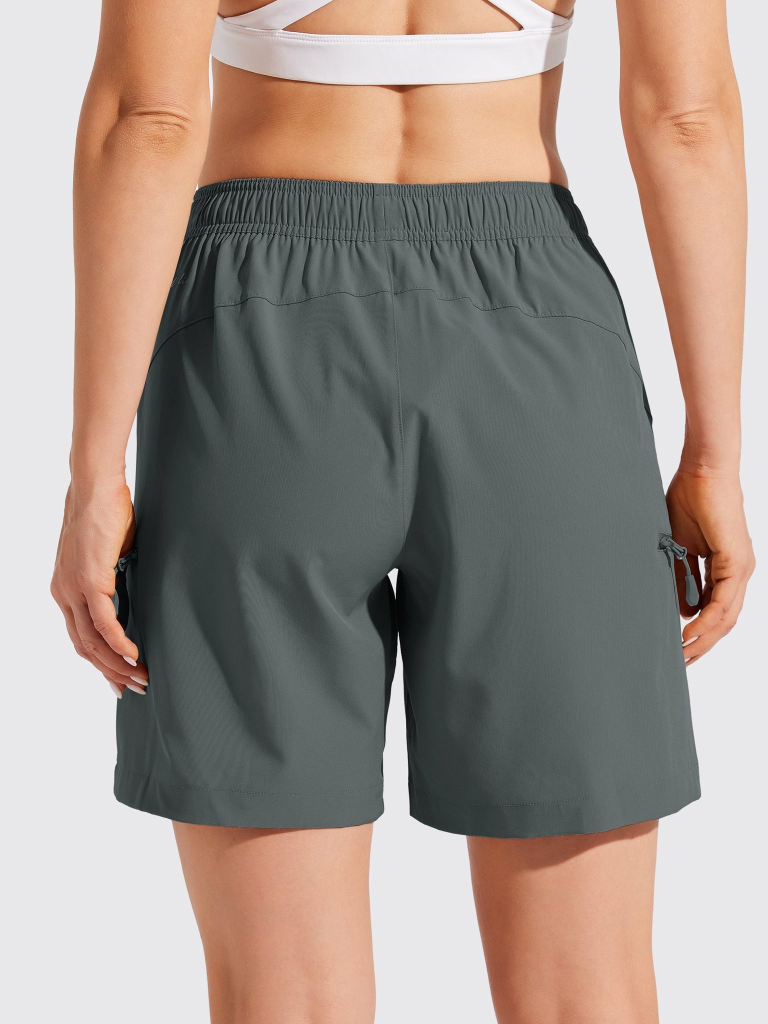 Women's Hiking Athletic Shorts_DeepGray3