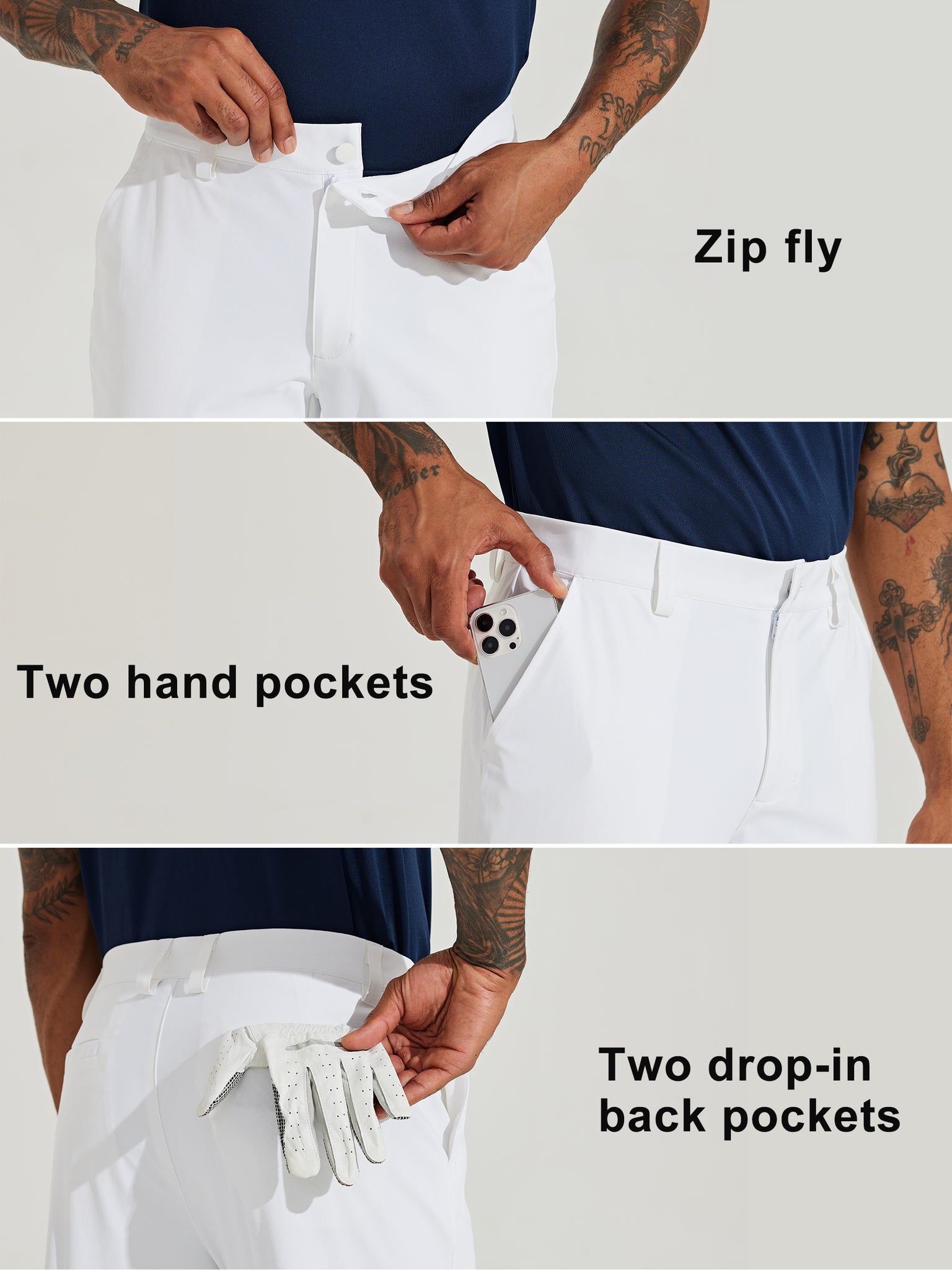 Men's Stretch Golf Dress Pants