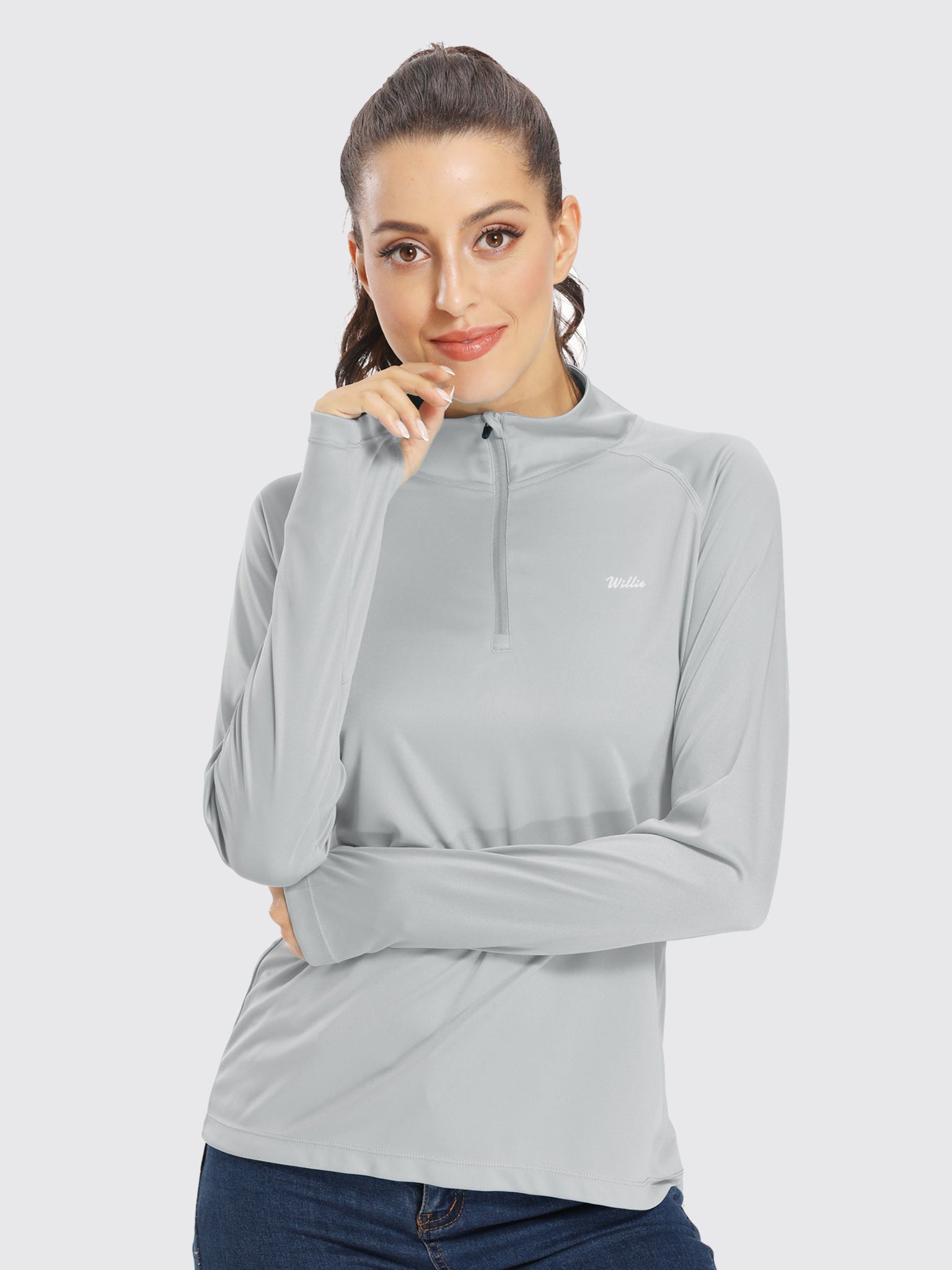 Women's UPF 50+ Sun Protection Shirt Half-Zip