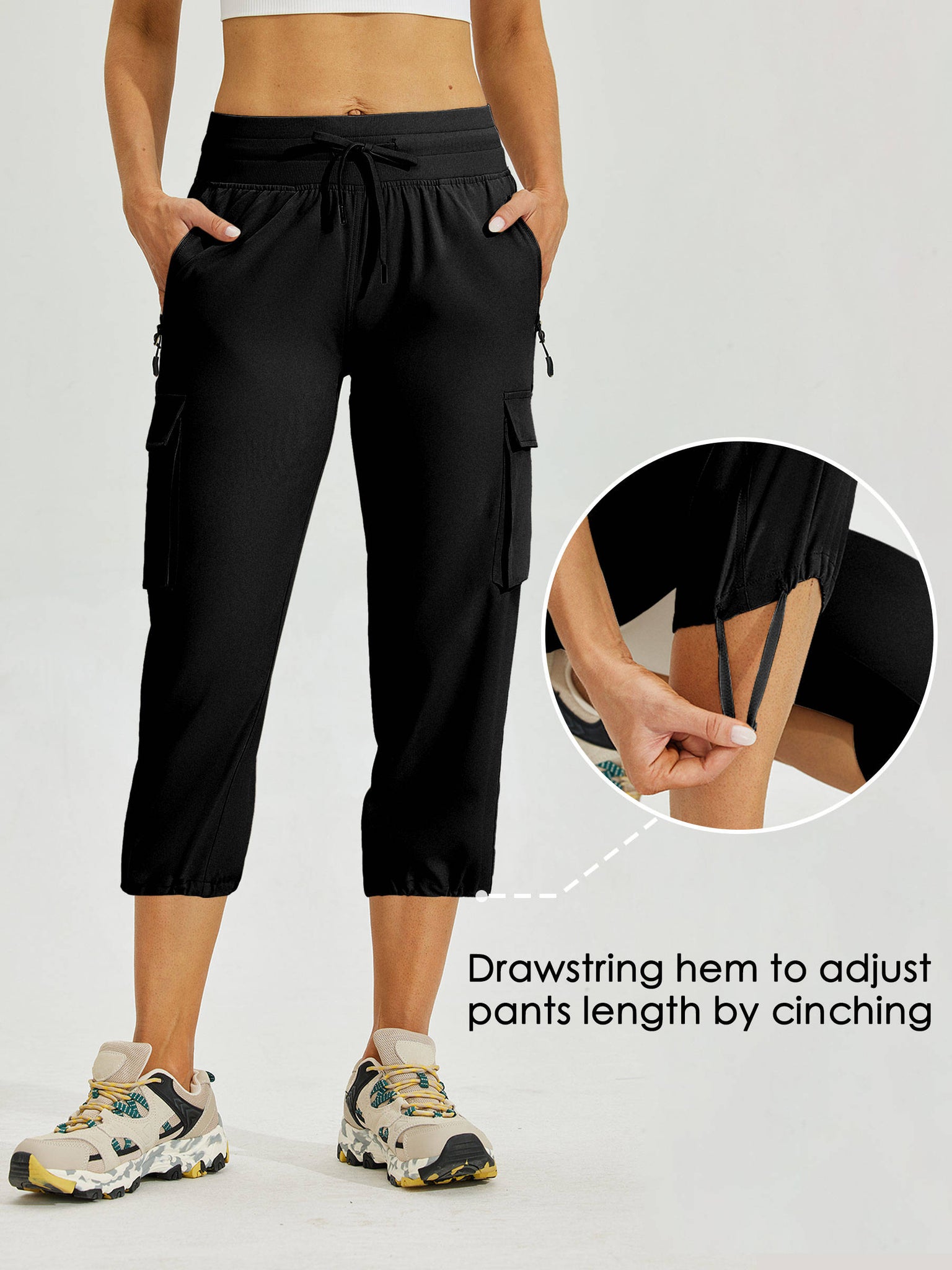 Women's Outdoor Hiking Cargo Capris