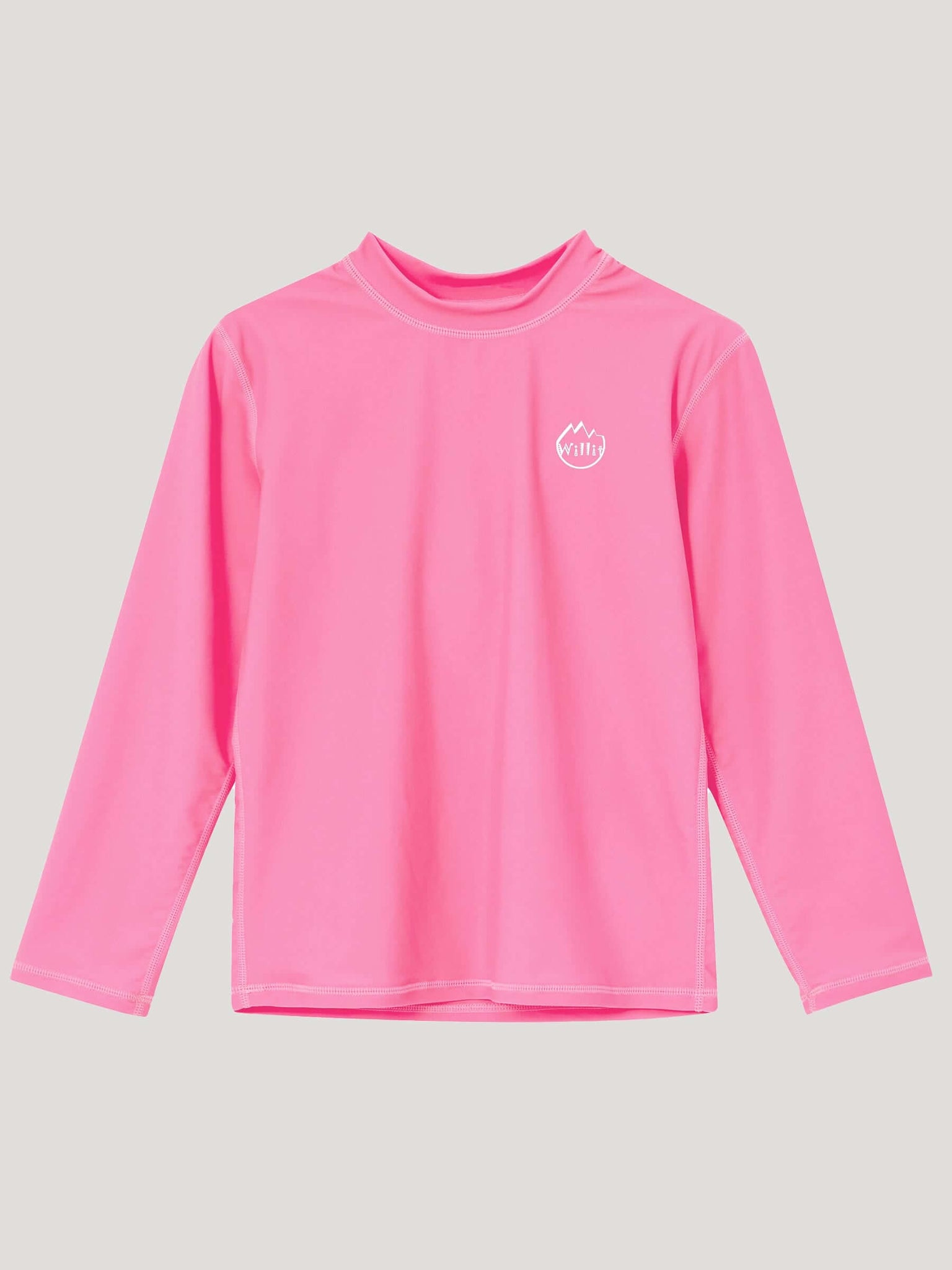 Boy's Sun Protection Long Sleeve Rashguard_Pink2