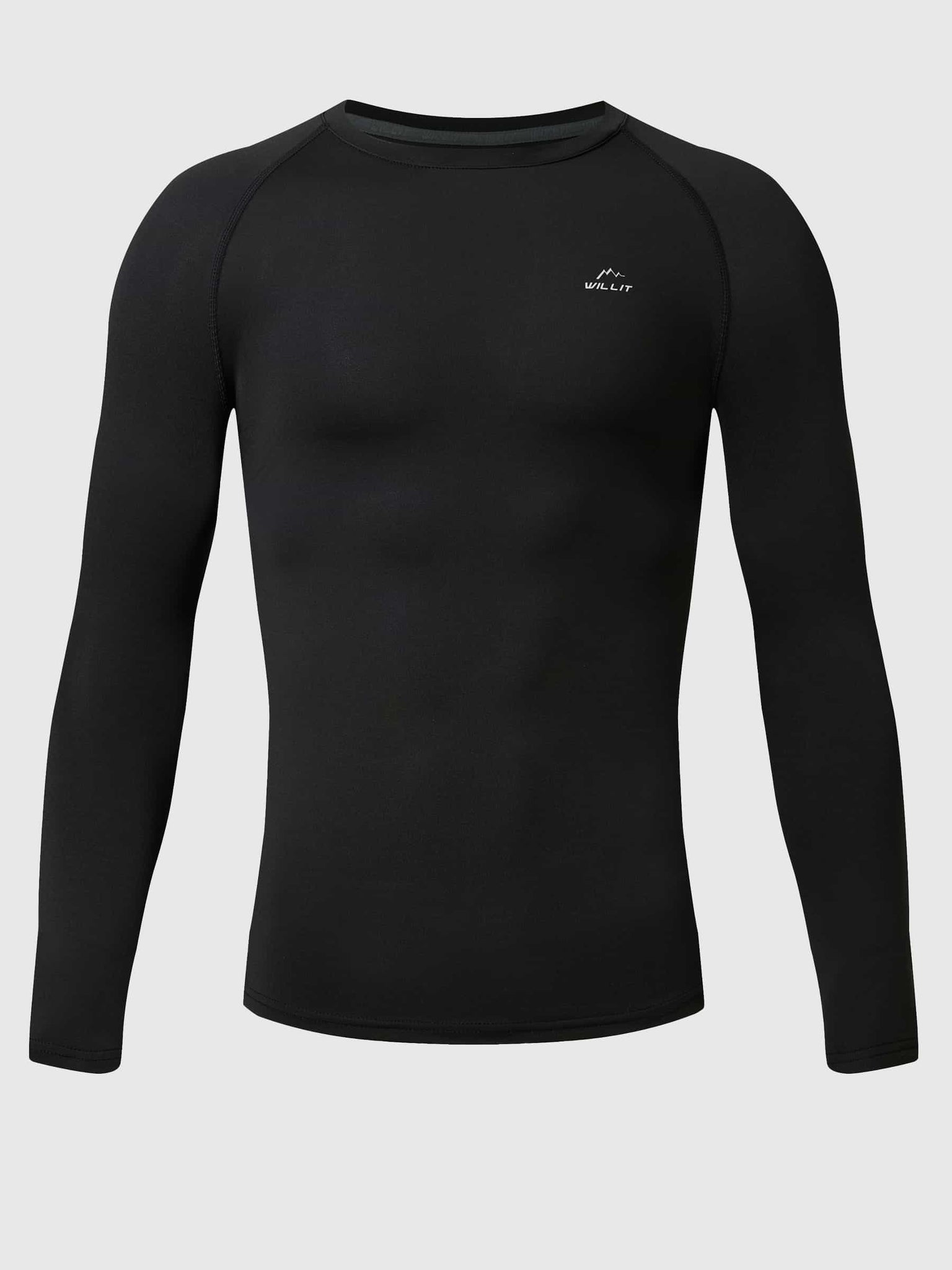 Boys Long-Sleeve Soccer Undershirt_Black_laydown2