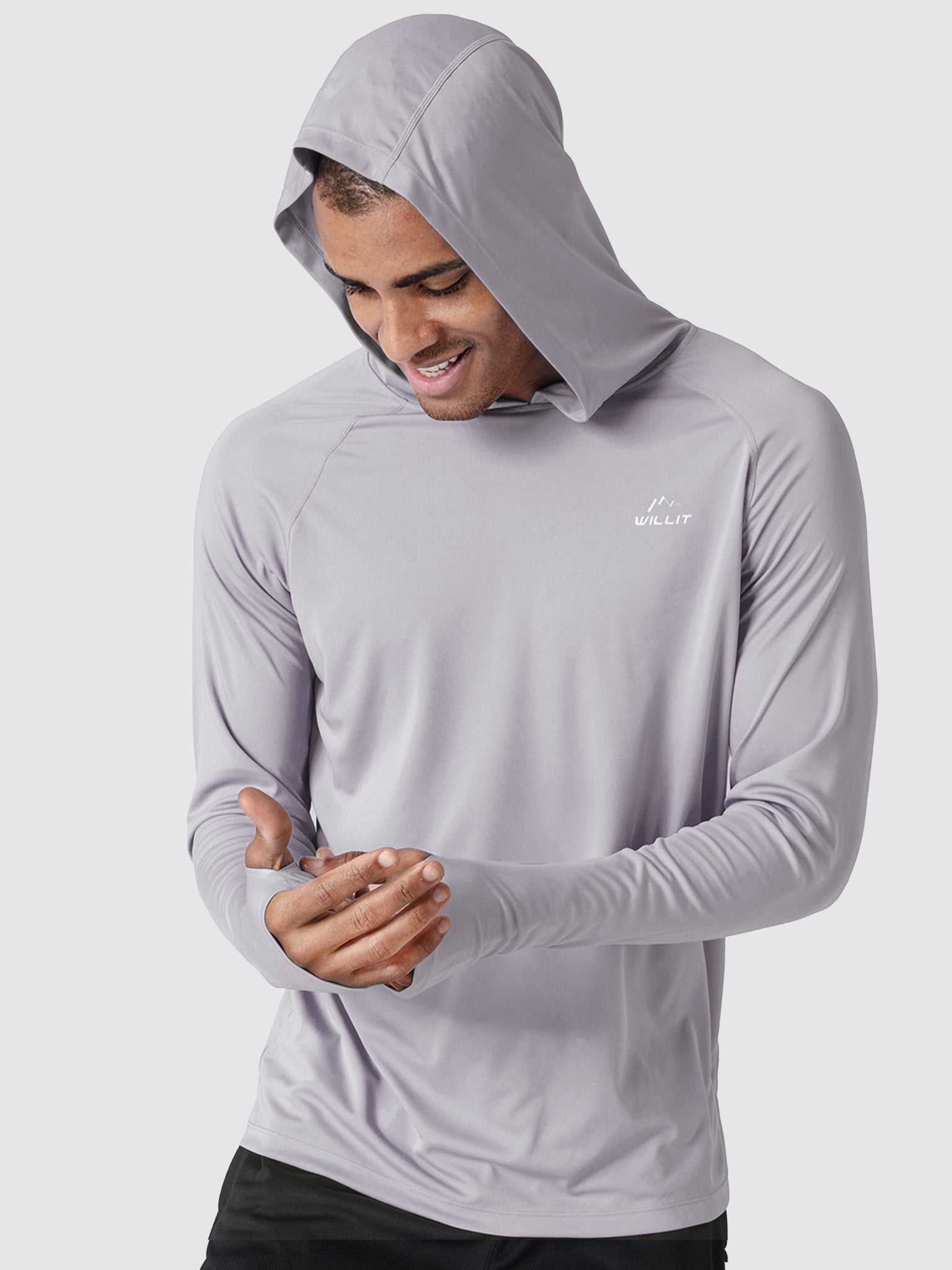 Men's Sun Protection Long Sleeve Shirts with Hood