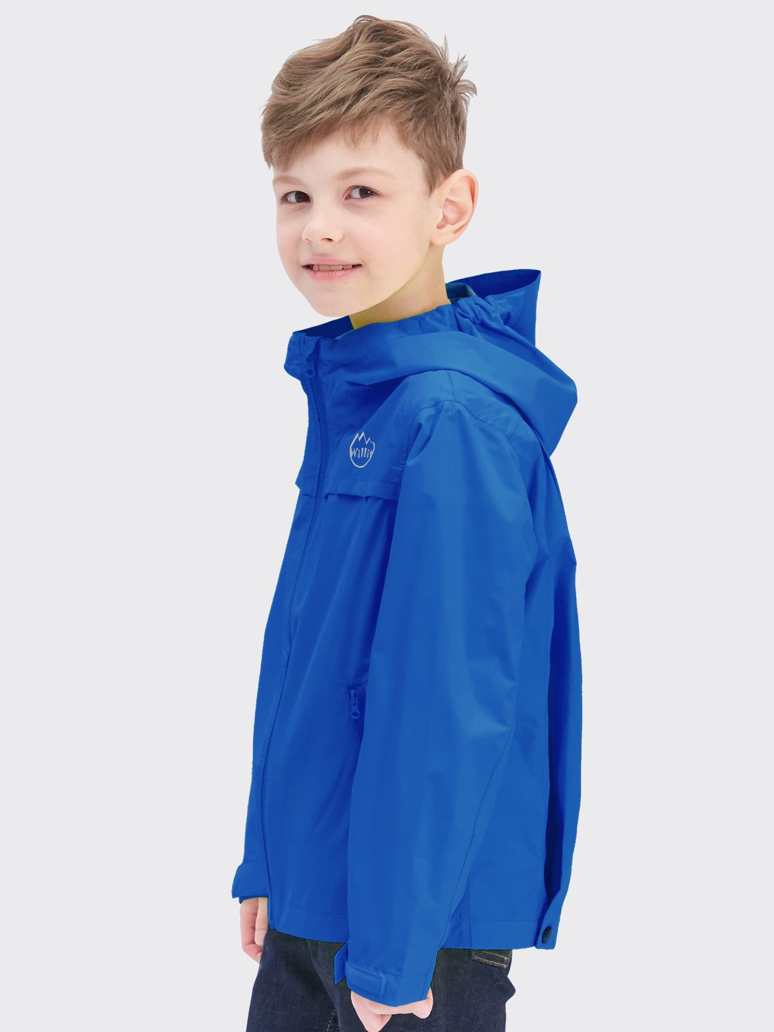 Willit Kids Rain Jackets_Blue1