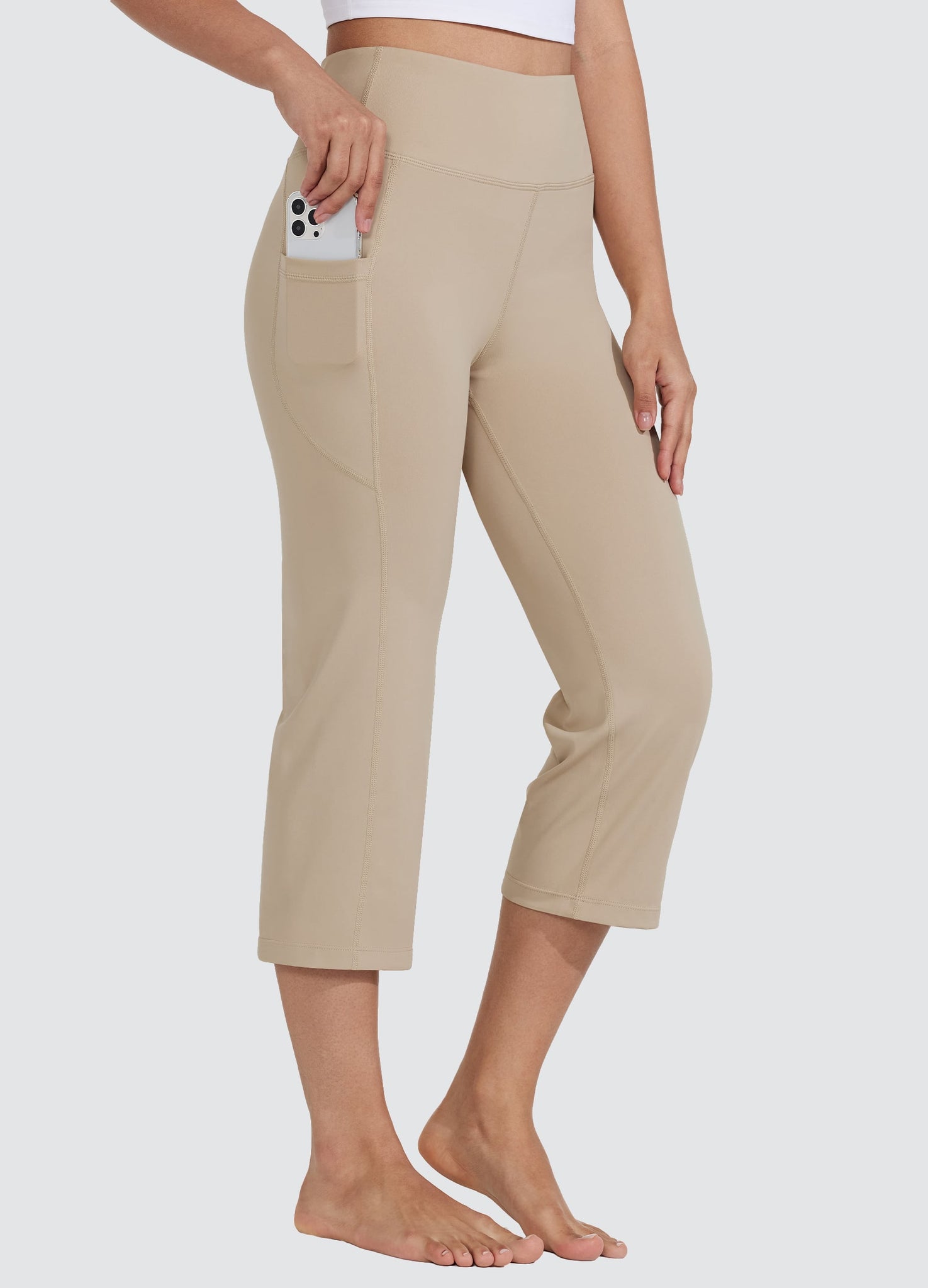 Women's Straight Leg Capris Pants