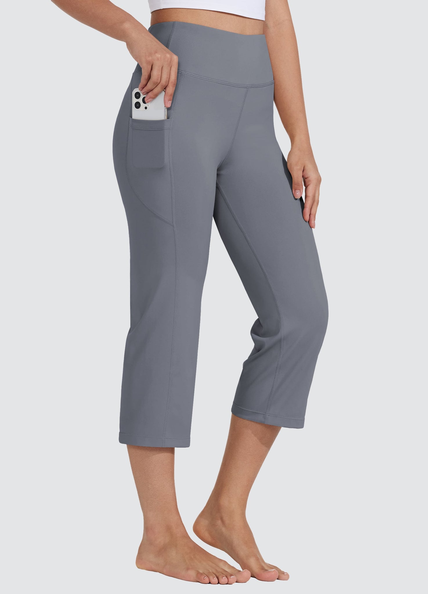 Women's Straight Leg Capris Pants