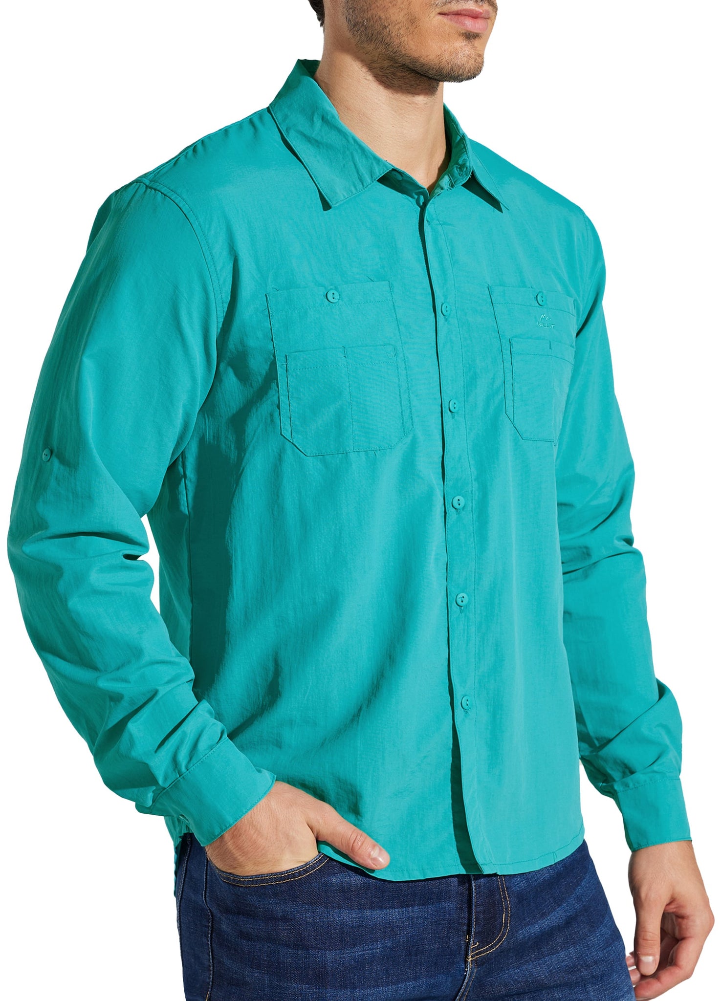 Men's Fishing Shirt Long Sleeve Hiking Shirt