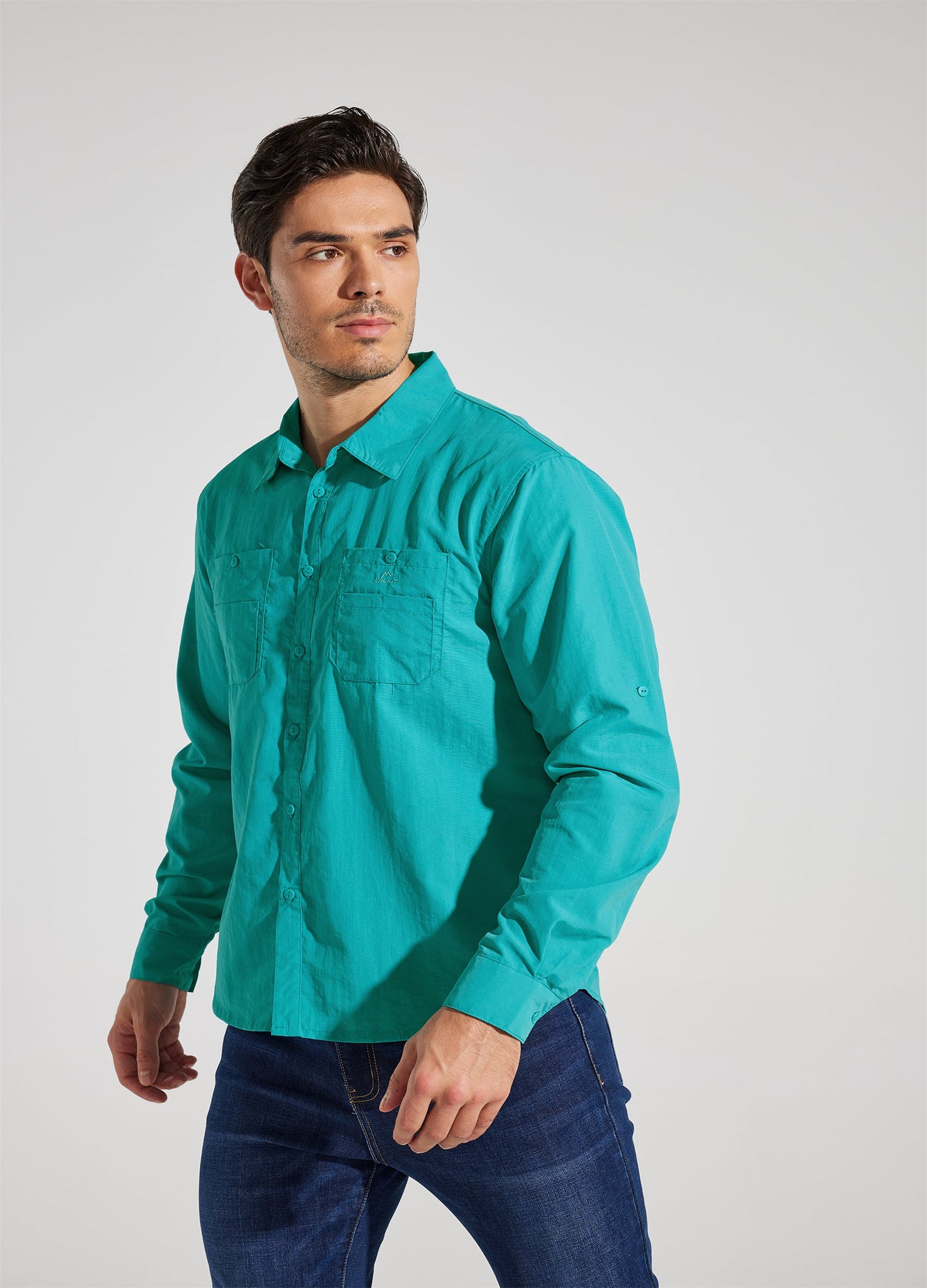 Men's Fishing Shirt Long Sleeve Hiking Shirt