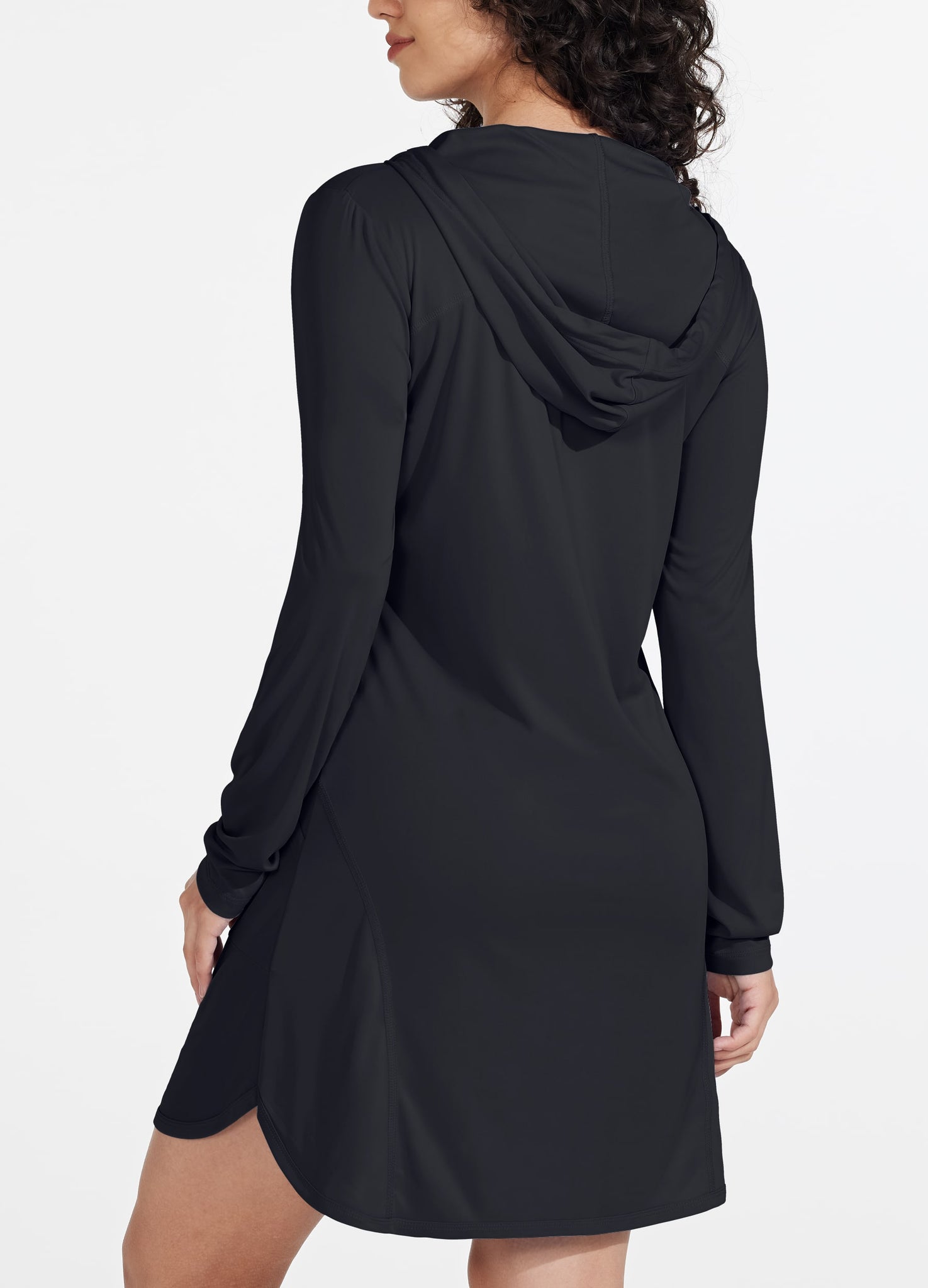 Women's Beach Hooded Cover-Up Dress