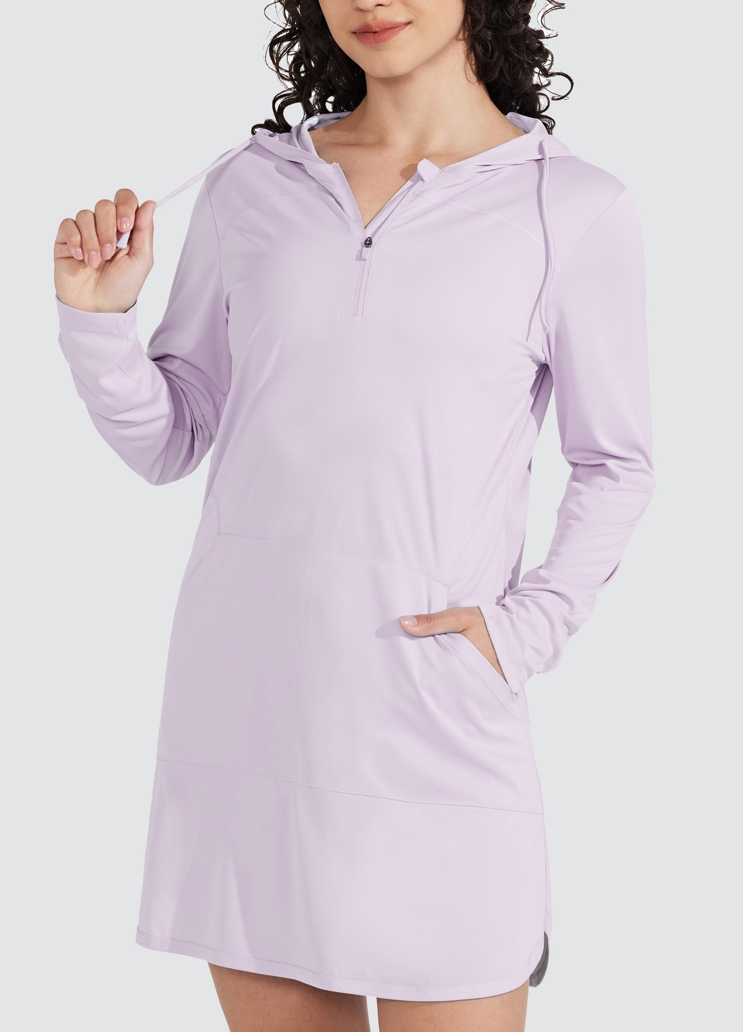 Women's Beach Hooded Cover-Up Dress