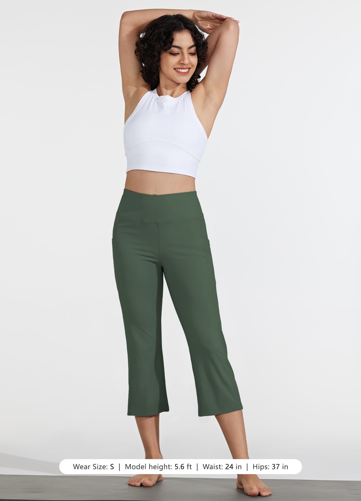 Women's Straight Leg Capris Pants