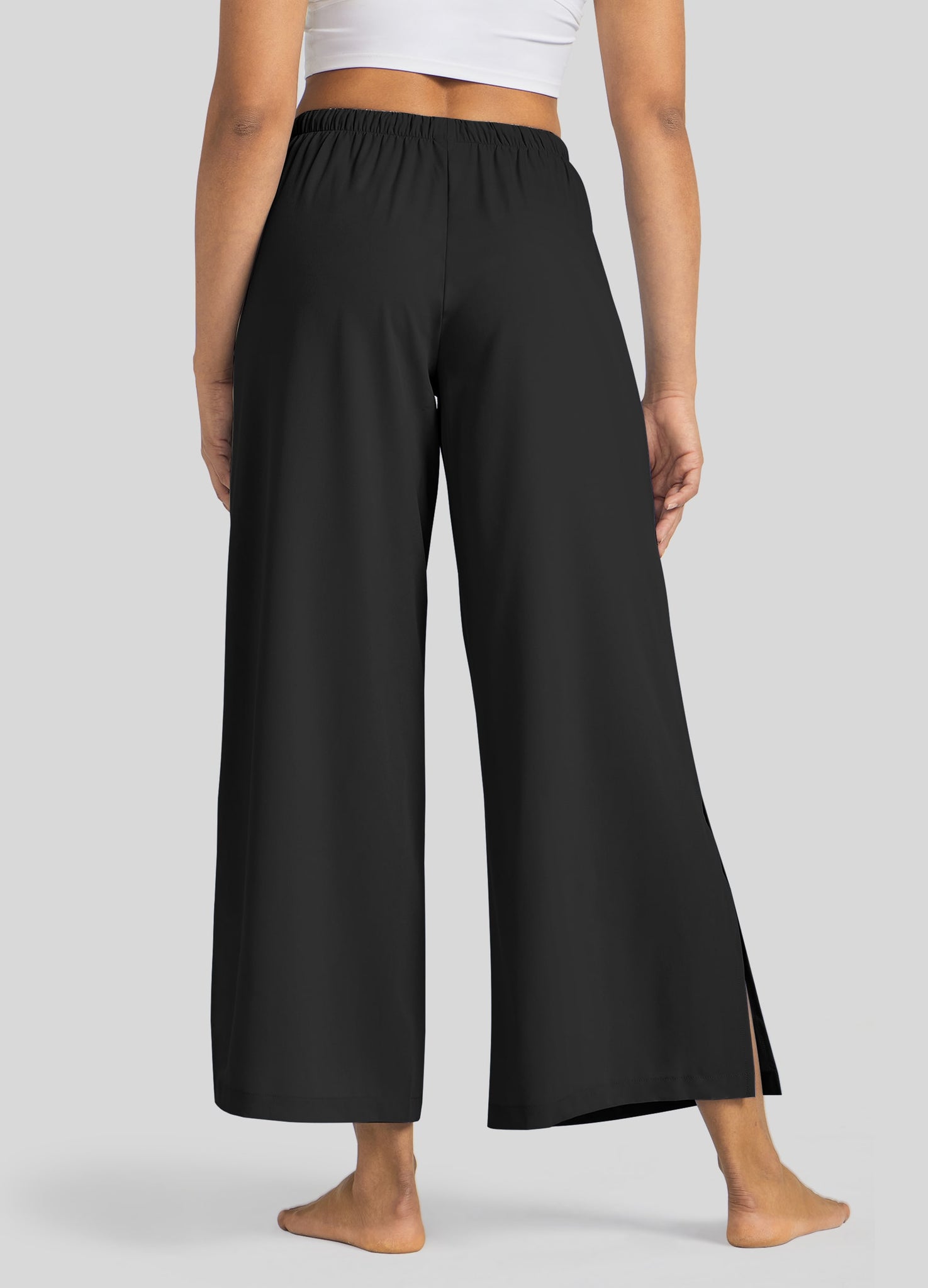 Women's Wide-Leg Cropped Pants