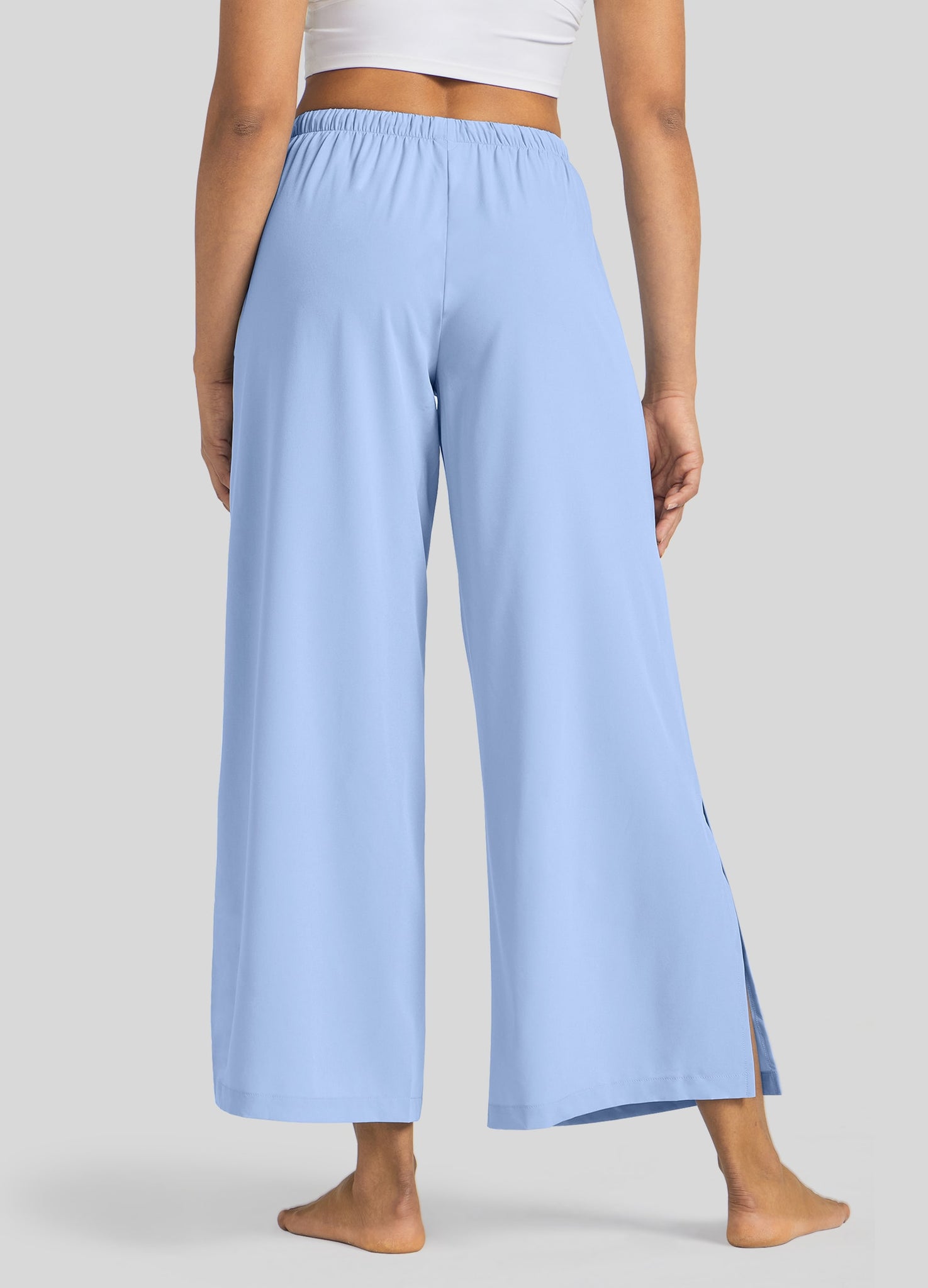 Women's Wide-Leg Cropped Pants