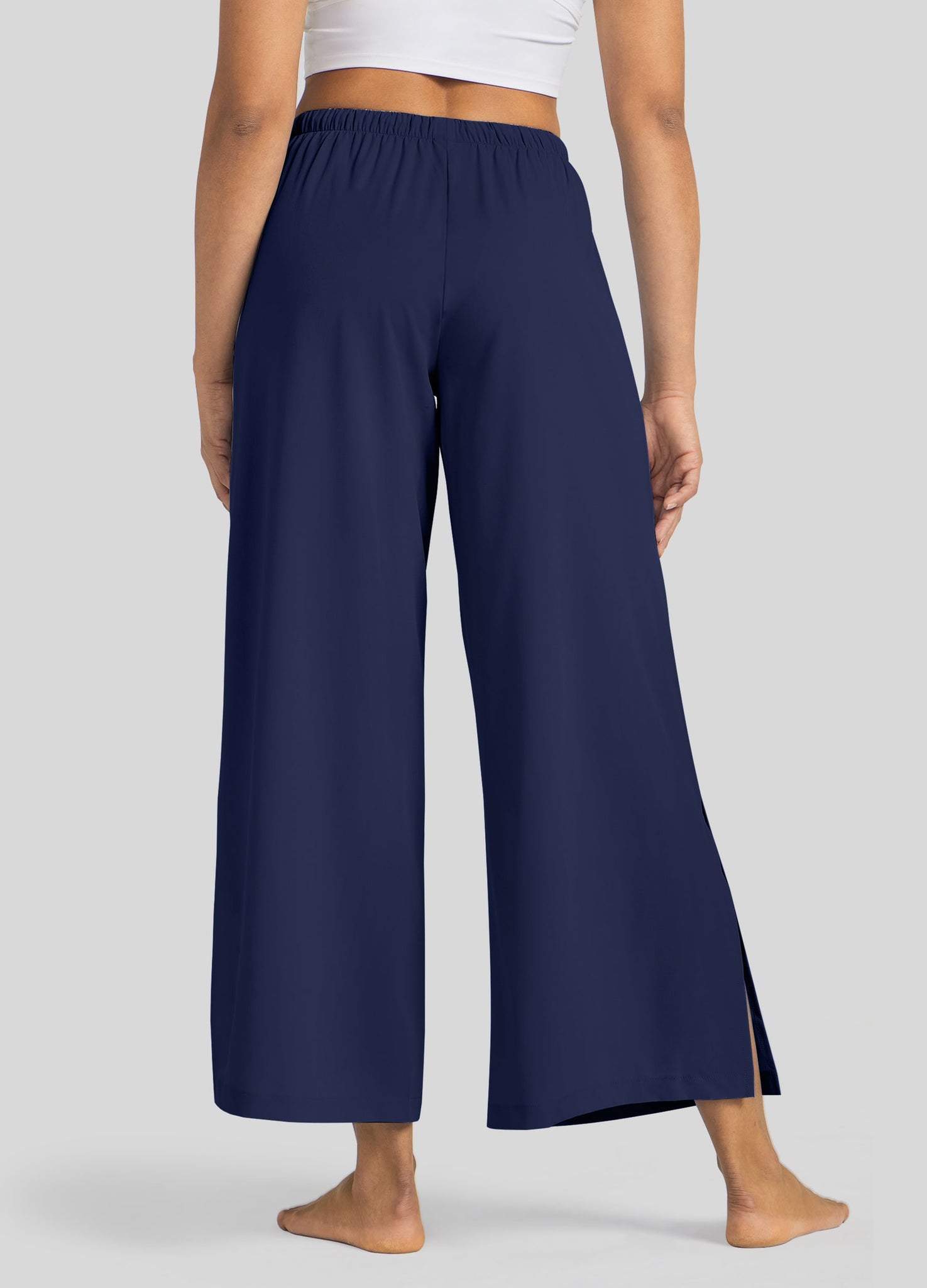 Women's Wide-Leg Cropped Pants