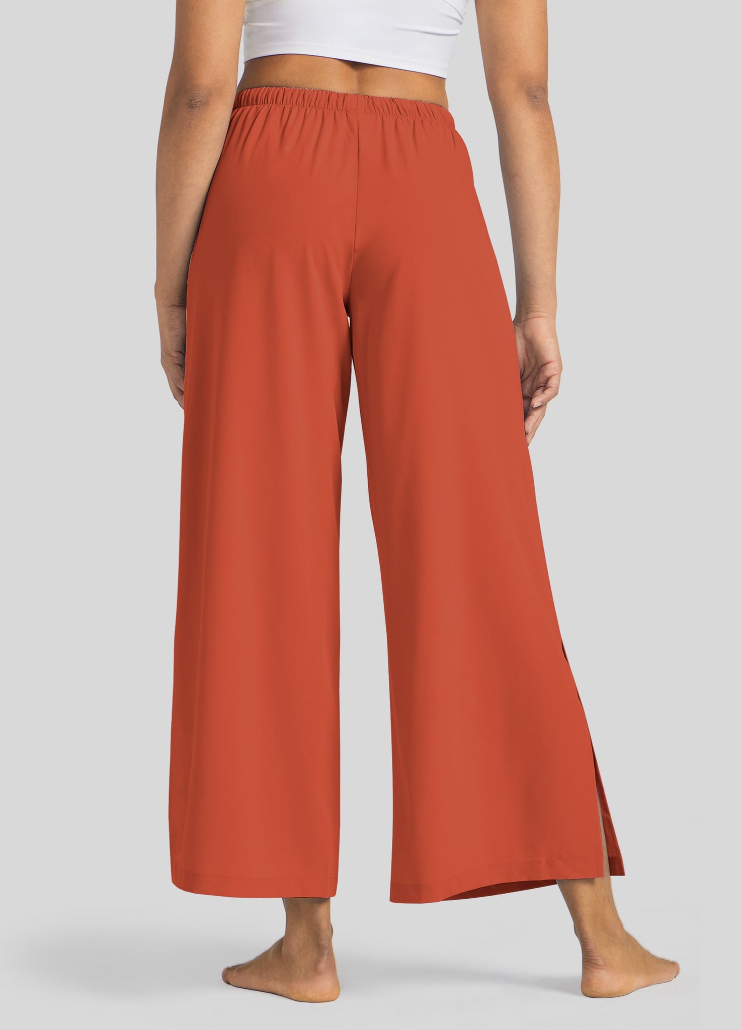 Women's Wide-Leg Cropped Pants