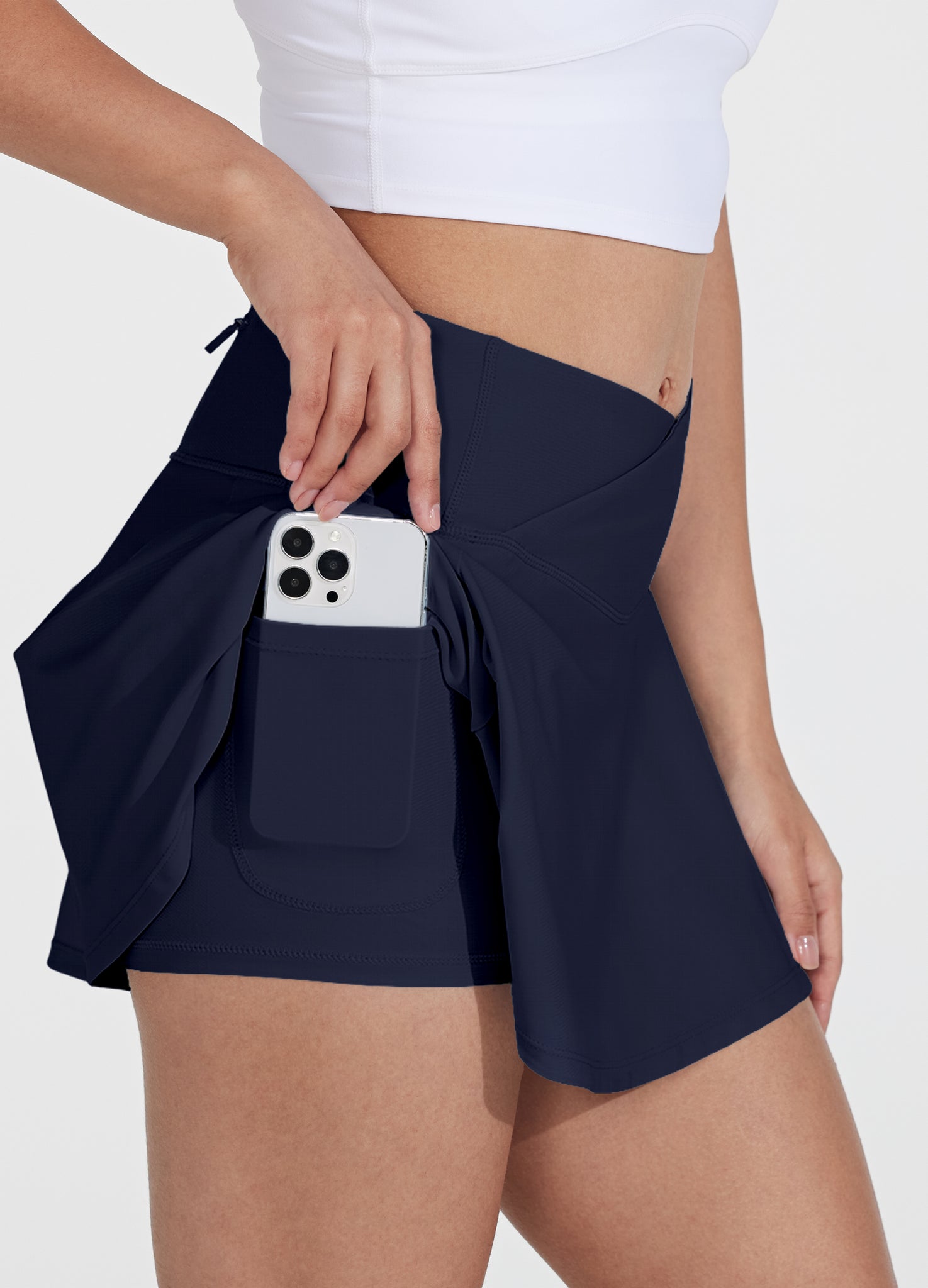 Womens Crossover Swim Skirt