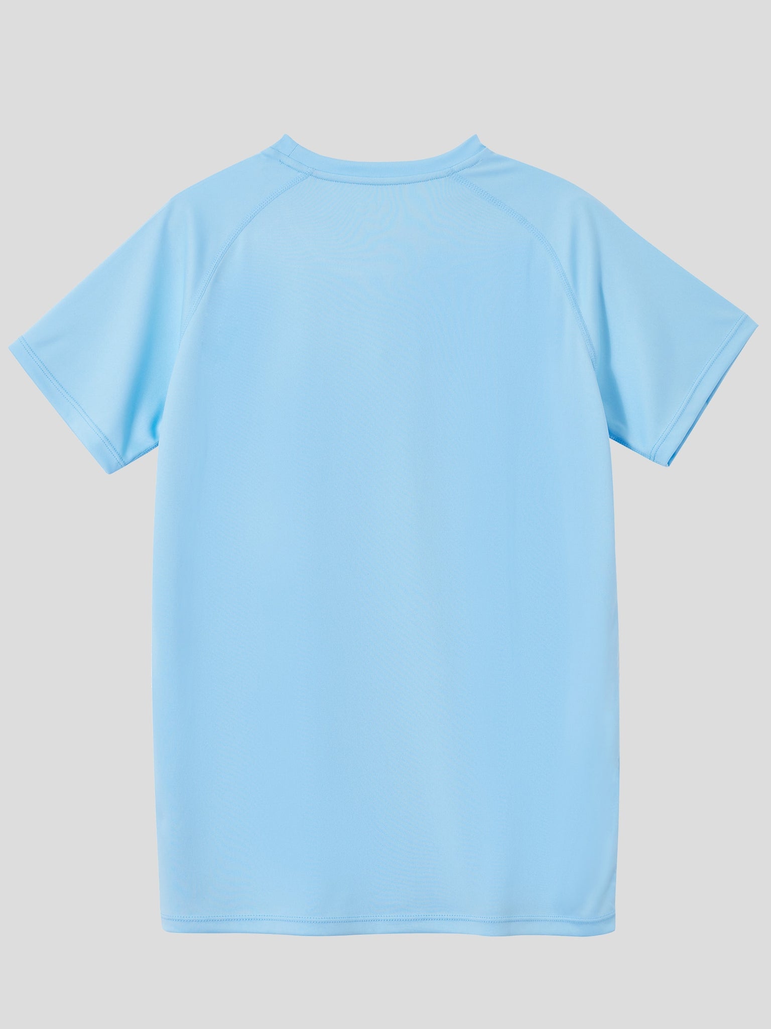 Youth Sun Safe Rash Guard Shirts_BabyBlue_laydown2