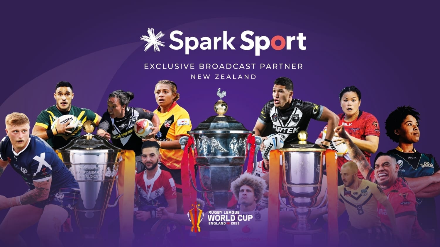 Spark sport exclusive broadcast of RLWC 2022